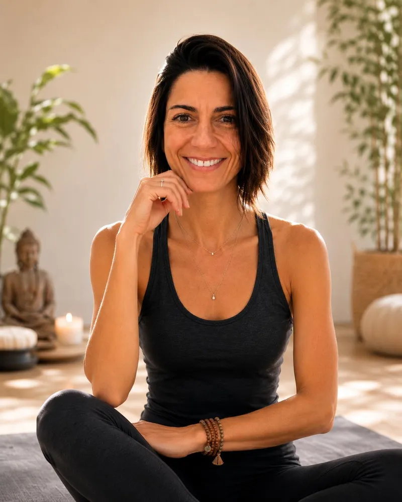 Professeure de fitness et de yoga.